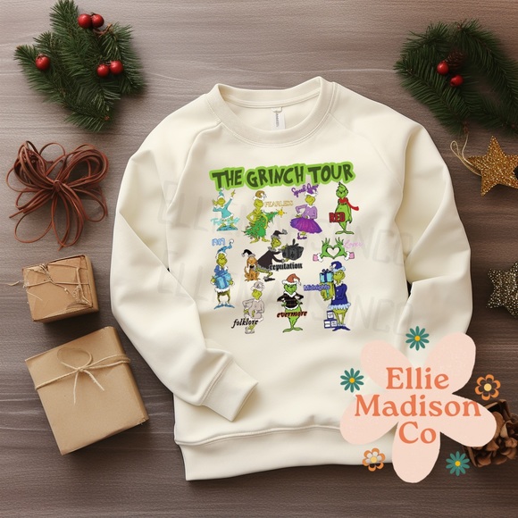 The Grinch Tour inspired by Taylor Swift Eras Tour | Crewneck | Sweatshirt - Picture 11 of 11